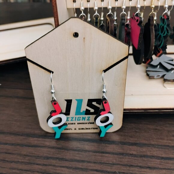 JOY Dangle Earrings - Picture 4 of 5